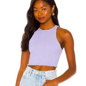 House of Harlow 1960 Lavender Crop Top